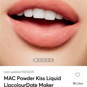 MAC Cosmetics Powder Kiss Liquid Lipcolour -Date Maker